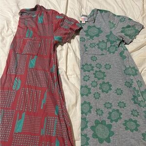 Two lularoe Carly dresses